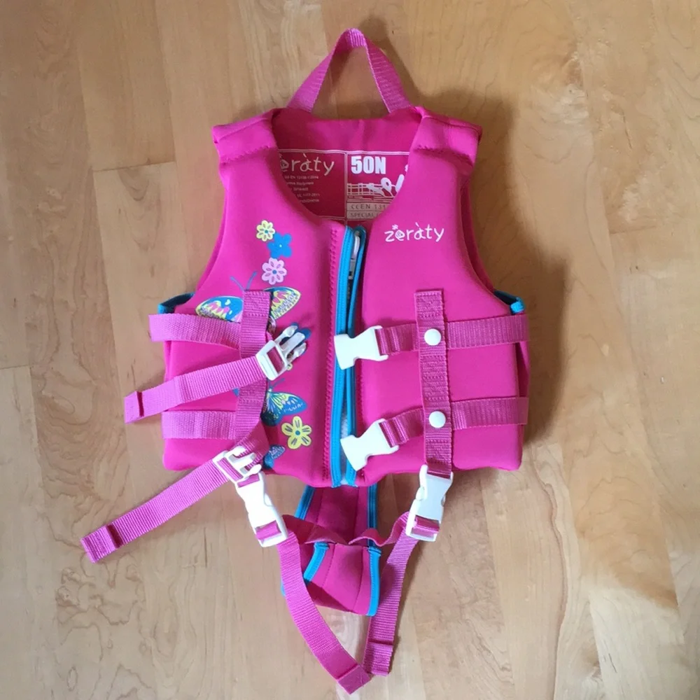 Zeraty Toddler Swim Vest Neoprene Kids Float Jacket Swimming Aid
